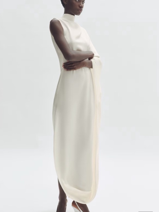 Stella McCartney Dresses & Skirts - NWT (size small) STELLA MCCARTNEY X H&M
Satin Cape Dress